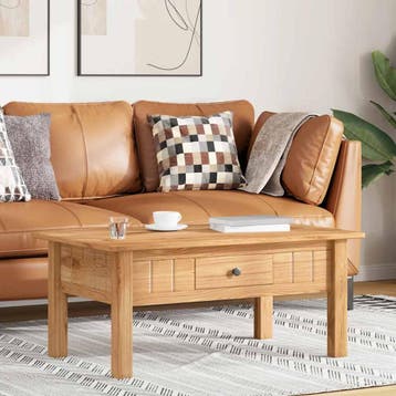 vidaXL Salontafel Panama Range 100x60x43,5 cm massief, Verzenden, Nieuw