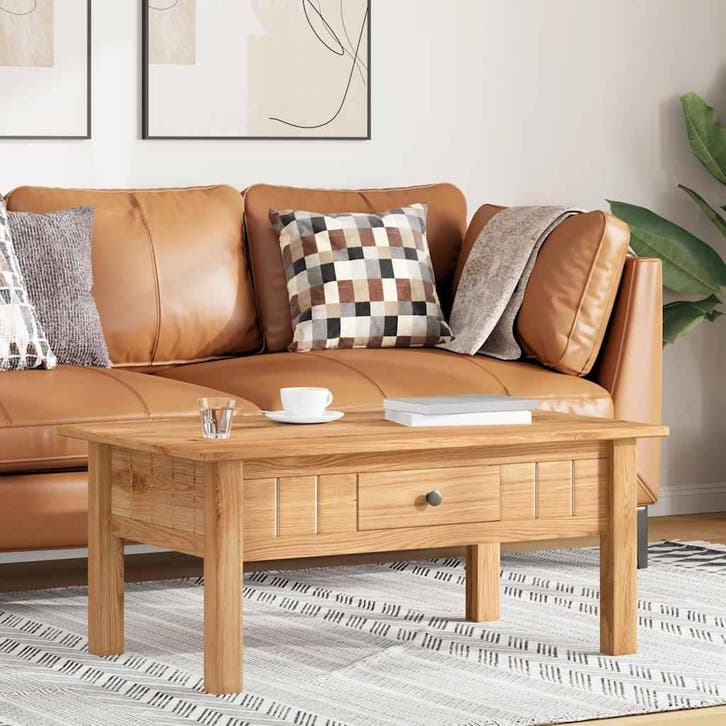 vidaXL Salontafel Panama Range 100x60x43,5 cm massief, Huis en Inrichting, Tafels | Salontafels, Nieuw, Verzenden