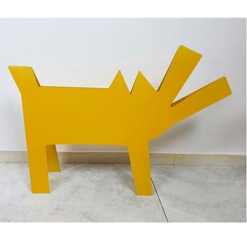 José Soler Art - The Dog KH. Yellow - NO Reserve