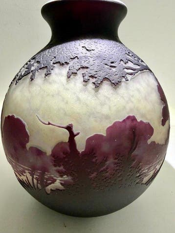 Muller Frères - Vase - Verre - Art Nouveau, Antiek en Kunst