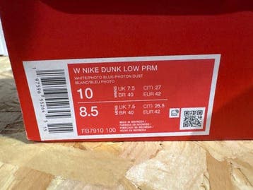Nike - Dunk Low, W NIKE DUNK LOW PRM - Sneakers - Maat: EU