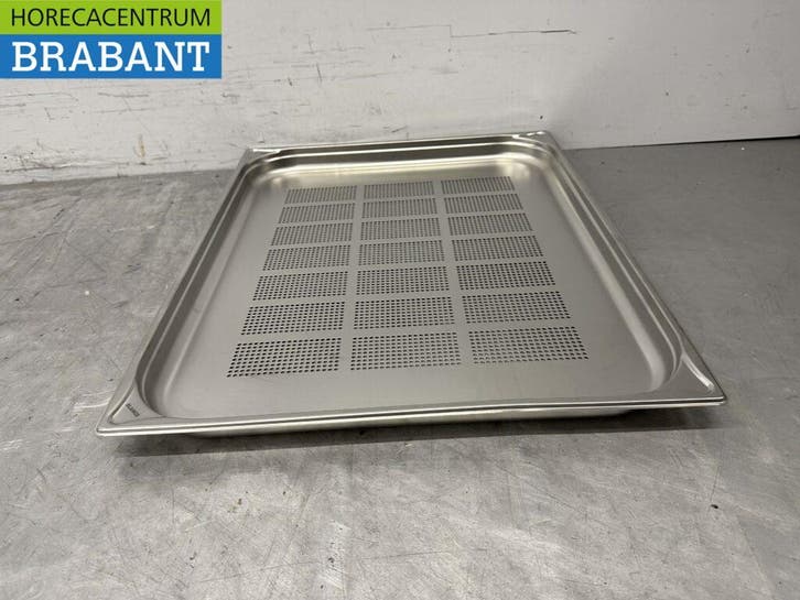 Bac gastronorme perforé en acier inoxydable GN Tray 2/1, Zakelijke goederen, Horeca | Keukenapparatuur, Verzenden