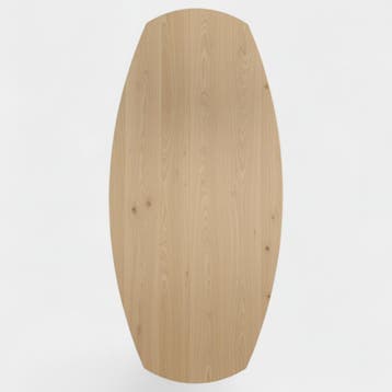 Tafelblad Zweeds Ovaal Eikenhout 160x90, Huis en Inrichting, Tafels | Eettafels, Nieuw