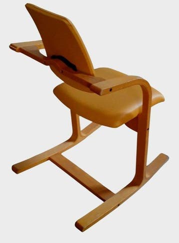 Stokke - Peter Opsvik - Stoel - Actulum - Beuken, kunstleer