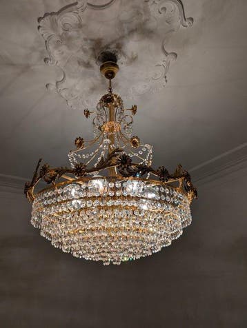Lustre - Cristal - Géant au style Swarovski, Huis en Inrichting, Nieuw