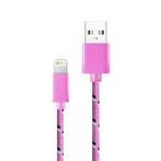 iPhone/iPad/iPod Lightning USB Oplaadkabel Gevlochten Nylon, Verzenden, Nieuw