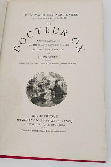 Jules Verne; illustraties: Bertrand, Frelich, Th. Schuler,, Antiquités & Art