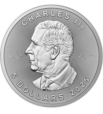 Canada. 5 Dollars 2025 The Wizard 1 Oz (.999)