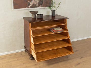Commode - Walnoot - een open ladekast