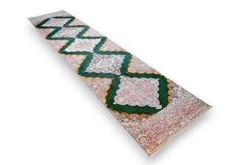XL vintage Usak - Loper - 405 cm - 85 cm - met certificaat, Nieuw