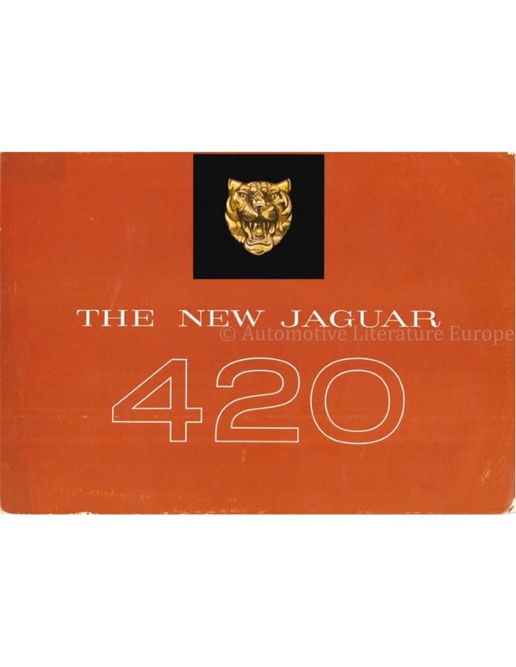 1967 JAGUAR 420 BROCHURE ENGELS, Livres, Autos | Brochures & Magazines