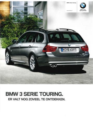 2009 BMW 3 SERIE TOURING BROCHURE NEDERLANDS