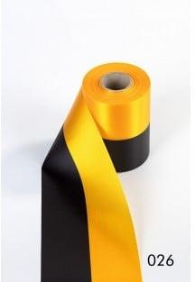 Nationaal lint Vitesse Geel Zwart 100 mm 1 meter