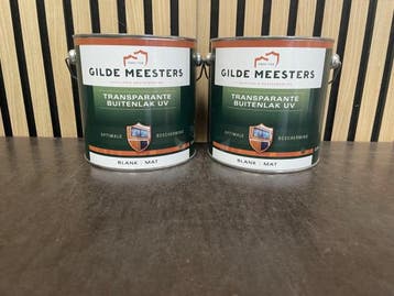 Veiling - Gilde Meesters Transparante Buitenlak UV – 2 x 2, Bricolage & Construction, Peinture, Vernis & Laque