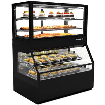 Wandkoeling | INTEGRA COMBI | Zwart | +4°C/+8°C |, Verzenden, Nieuw in verpakking