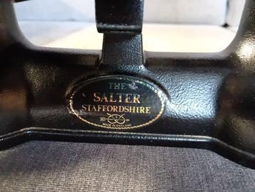 Salter Staffordshire - Balance - Laiton, Fer, Métal -, Antiek en Kunst, Antiek | Keukengerei