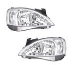 PHARES POUR OPEL CORSA C 00-06 FOND CHROMÉ, Autos : Pièces & Accessoires, Éclairage, Verzenden