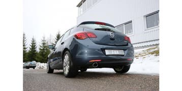 FOX Opel Astra J sedan einddemper dwars afslag links - 140x9, Verzenden