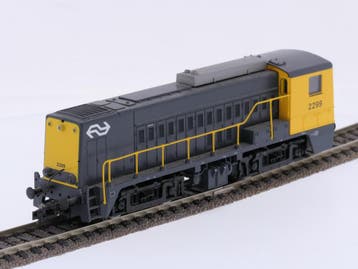 Schaal H0 41272 Roco diesel locomotief 2200 van de NS. Di..., Hobby en Vrije tijd, Gebruikt, Ophalen of Verzenden, Roco, Gelijkstroom