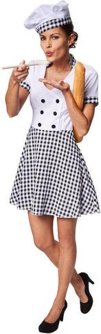 2dekans | Dressforfun Vrouwenkostuum chef-kokkin XL -, Ophalen of Verzenden