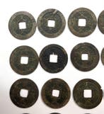 Japan. 1863 - 1867, Lot of 26 Bunky Eih cash coins (Zonder