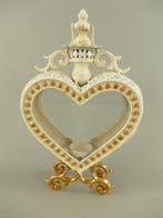 Lanterne - Verre, Métal - Bougeoir en forme de cœur