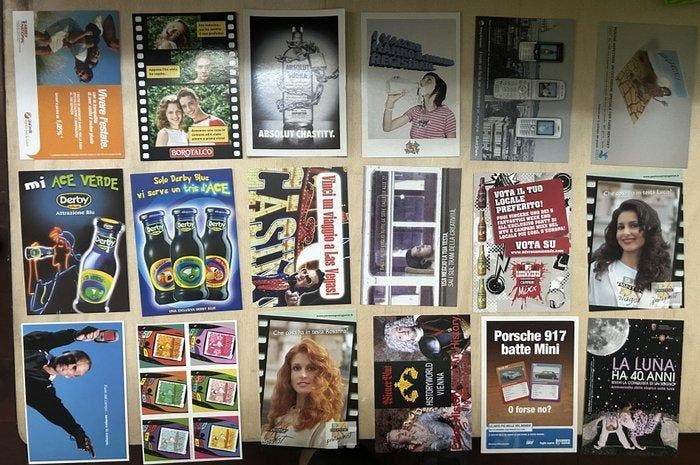 Italië - Reclame - Vari - Ansichtkaart (500) - 1990-2015, Collections, Cartes postales | Étranger