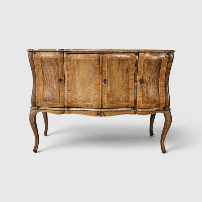 Credenza - Kleine kast in barokstijl van gegraveerd, Antiquités & Art, Antiquités | Autres Antiquités