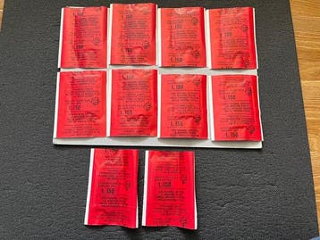 10 Sealed Packs Edizioni Flash World cup 1986 Mexic Diego, Nieuw