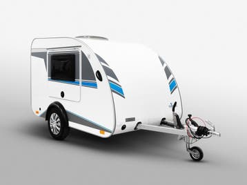 Mini Caravane teardrop moins de 750 kg, Caravanes & Camping, Grand lit, Jusqu'à 4 m, Jusqu'à 500 kg, Jusqu'à 2