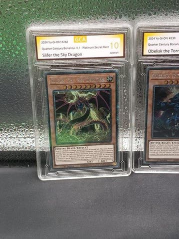 Konami - 2 Card - Yu-Gi-Oh! - Obelisk the Tormentor, Slifer