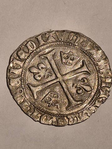 Frankrijk. Karel VII (1422-1461). Blanc aux lis (Zonder
