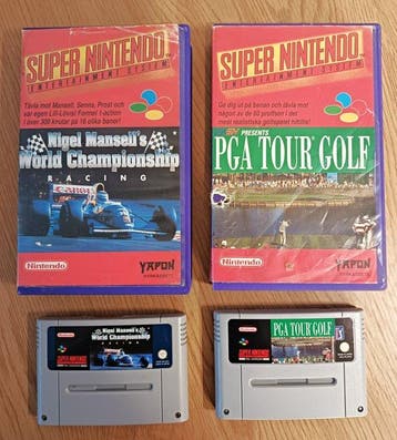 Nintendo - Snes - 2 x Rare YAPON Rental Games - Videogame -, Nieuw