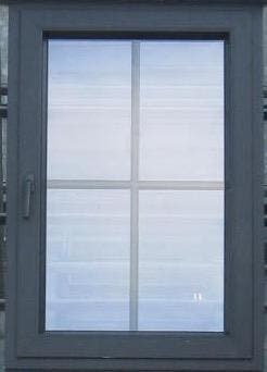 pvc raam , chassis , venster 80 x 116 zwart ral 9005, Doe-het-zelf en Bouw, 75 tot 150 cm, Kunststof, Raamkozijn, Nieuw
