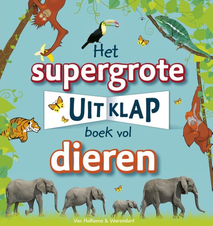 Het supergrote uitklapboek vol dieren 9789000362301, Boeken, Kinderboeken | Jeugd | 10 tot 12 jaar, Gelezen, Verzenden