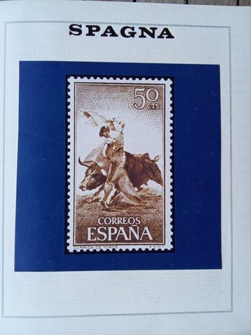 Spanje - Andorra. Verfijnd postzegelalbum, Gestempeld