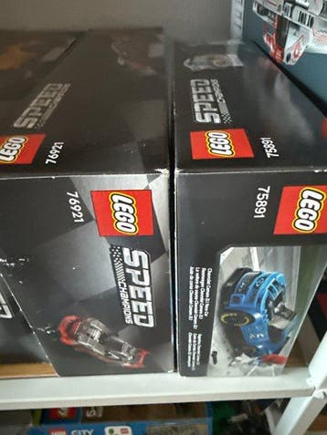 Lego Set - Speed Champions - Camaro ZL1 Race Car; Audi S1, Nieuw