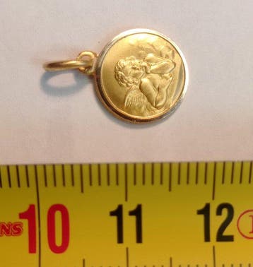 Zonder minimumprijs - Hanger - 18 karaat Geel goud