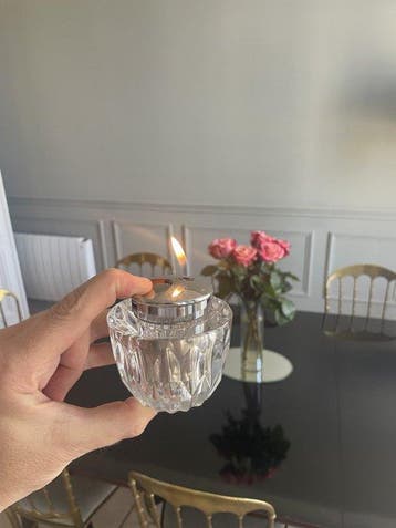 Ronson - Zonder minimumprijs - Tafelaansteker - Glas, Staal, Nieuw