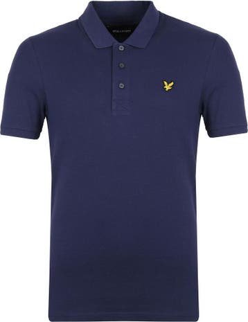 Lyle and Scott Donkerblauw Polo maat Maat 52/54 (L) Heren, Maat 52/54 (L), Nieuw, Lyle and Scott, Verzenden