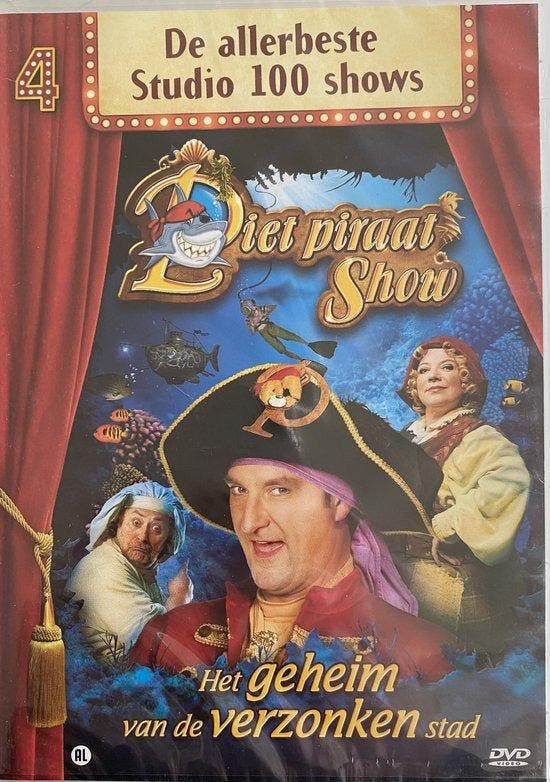 De Studio 100 shows - Piet Piraat Het geheim van de verzo..., TV, Hi-fi & Vidéo, Lecteurs DVD, Envoi