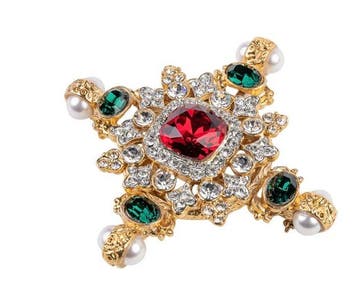 Kenneth Jay Lane - Verguld - Broche