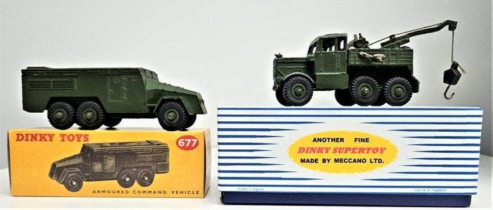 Dinky Toys 1:43 - Model militair voertuig (3) - Army Covered, Hobby en Vrije tijd, Modelauto's | 1:5 tot 1:12