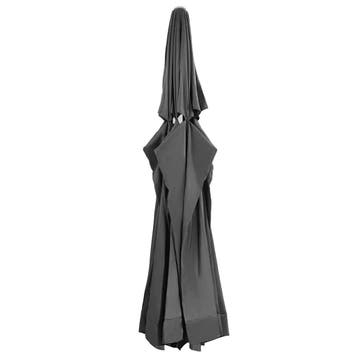 vidaXL Vervangingsdoek voor parasol 610 cm antracietkleurig, Verzenden, Nieuw