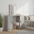 vidaXL Kaptafel met opslag Grijs 102 x 33 x 135 cm Bewerkt, Verzenden, Nieuw