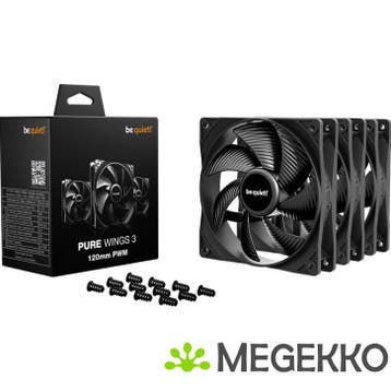 Be quiet! Pure Wings 3 120 mm PWM Triple Pack, Verzenden, Nieuw