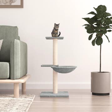vidaXL Kattenmeubel met sisal krabpalen 72 cm lichtgrijs, Verzenden