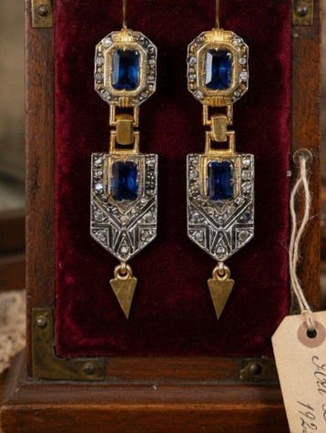 Zonder minimumprijs - Oorbellen - 9 kt. Zilver, Geel goud, Handtassen en Accessoires, Oorbellen, Nieuw