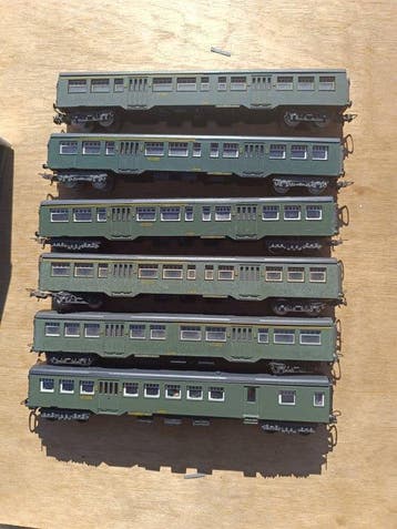 Lima H0 - Modeltrein personenwagen (6) - sncb, Nieuw