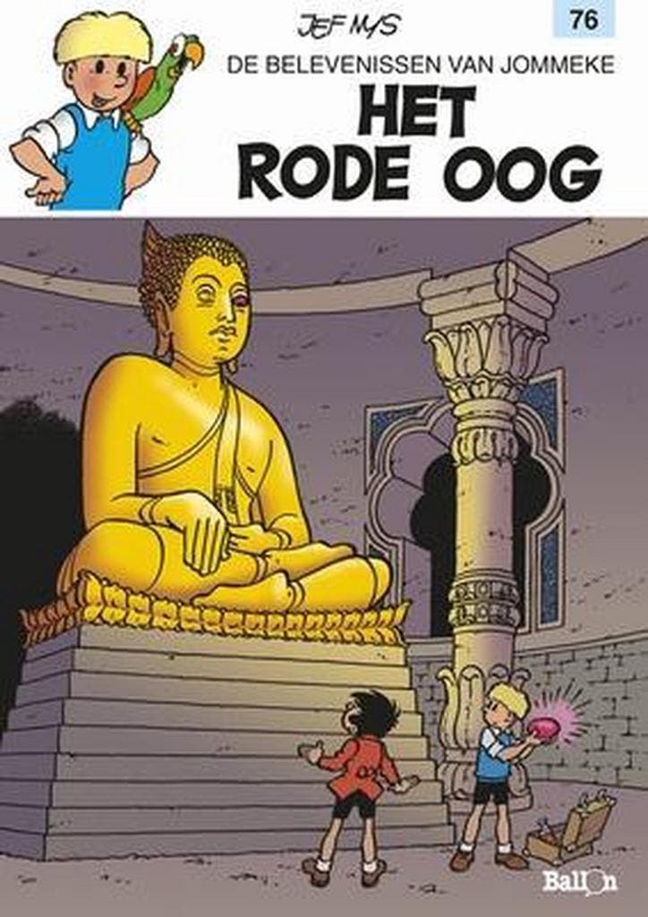Het rode oog / De belevenissen van Jommeke / 76 Jef Nys, Boeken, Stripverhalen, Gelezen, Verzenden